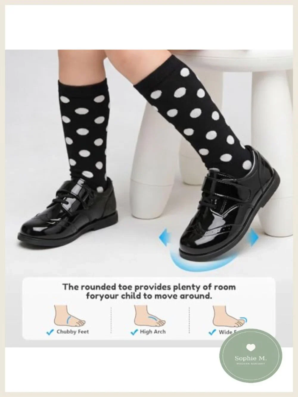 Toddler Boy Girl Dress Shoes Comfortable Wide Toe Oxfords PU Leather